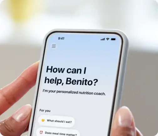 MyFitnessPal personalized nutrition coach screen on a phone